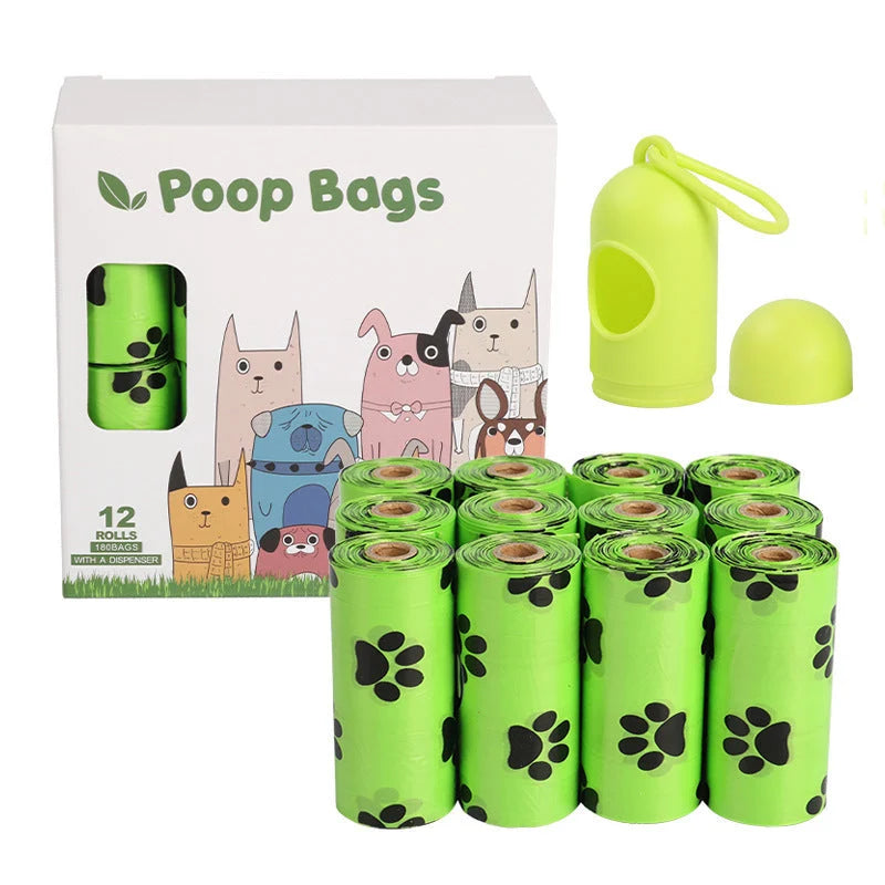 Dog Waste Bags Biodegradable Tear-Resistant & Leak-Proof 15 Per Roll