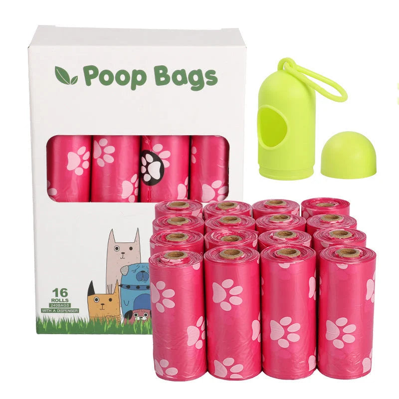 Dog Waste Bags Biodegradable Tear-Resistant & Leak-Proof 15 Per Roll