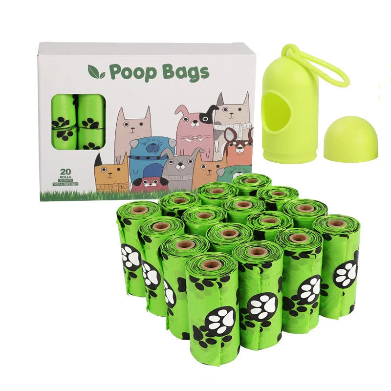Dog Waste Bags Biodegradable Tear-Resistant & Leak-Proof 15 Per Roll