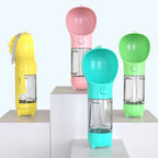 Dog Water Bottle 3-in-1 Portable Food Compartment & Waste Bag