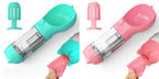 Dog Water Bottle 3-in-1 Portable Food Compartment & Waste Bag