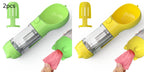 Dog Water Bottle 3-in-1 Portable Food Compartment & Waste Bag