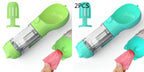 Dog Water Bottle 3-in-1 Portable Food Compartment & Waste Bag