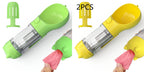 Dog Water Bottle 3-in-1 Portable Food Compartment & Waste Bag