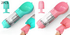 Dog Water Bottle 3-in-1 Portable Food Compartment & Waste Bag