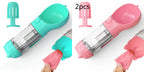 Dog Water Bottle 3-in-1 Portable Food Compartment & Waste Bag
