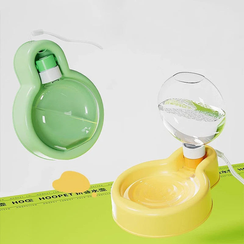 Dog Water Bottle Foldable 500ml BPA-Free