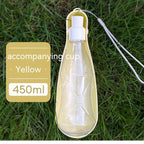 Dog Water Bottle Foldable Food-Grade 550ml