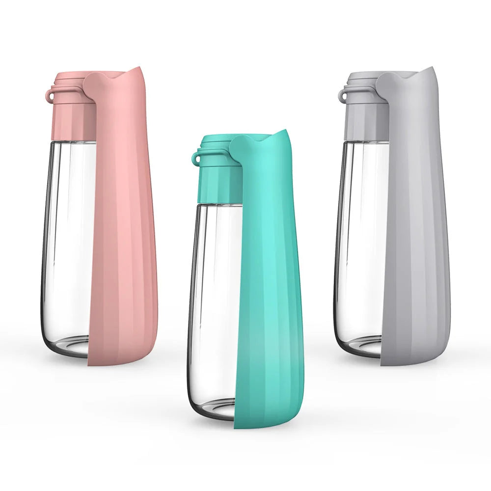 Dog Water Bottle Foldable Food-Grade 550ml