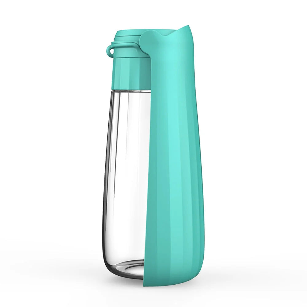 Dog Water Bottle Foldable Food-Grade 550ml