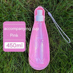 Dog Water Bottle Foldable Food-Grade 550ml