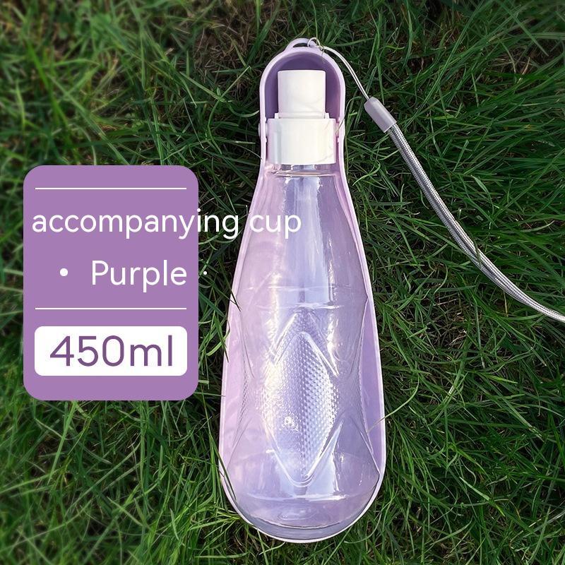 Dog Water Bottle Foldable Food-Grade 550ml