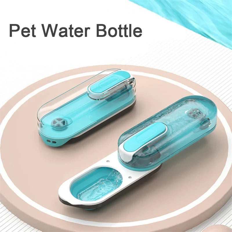 Dog Water Bottle Foldable Silicone Leak-Proof
