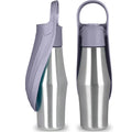 Dog Water Bottle Insulated Stainless Steel Integrated Drinking Trough