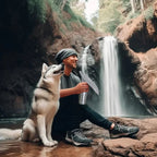 Dog Water Bottle Insulated Stainless Steel Integrated Drinking Trough