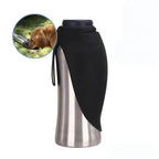 Dog Water Bottle Insulated Stainless Steel Leak-Proof Dispenser