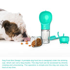 Dog Water Bottle Integrated Bowl & Waste Bag Dispenser