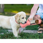 Dog Water Bottle Integrated Bowl & Waste Bag Dispenser
