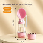 Dog Water Bottle Leakproof Foldable Food-Grade PP