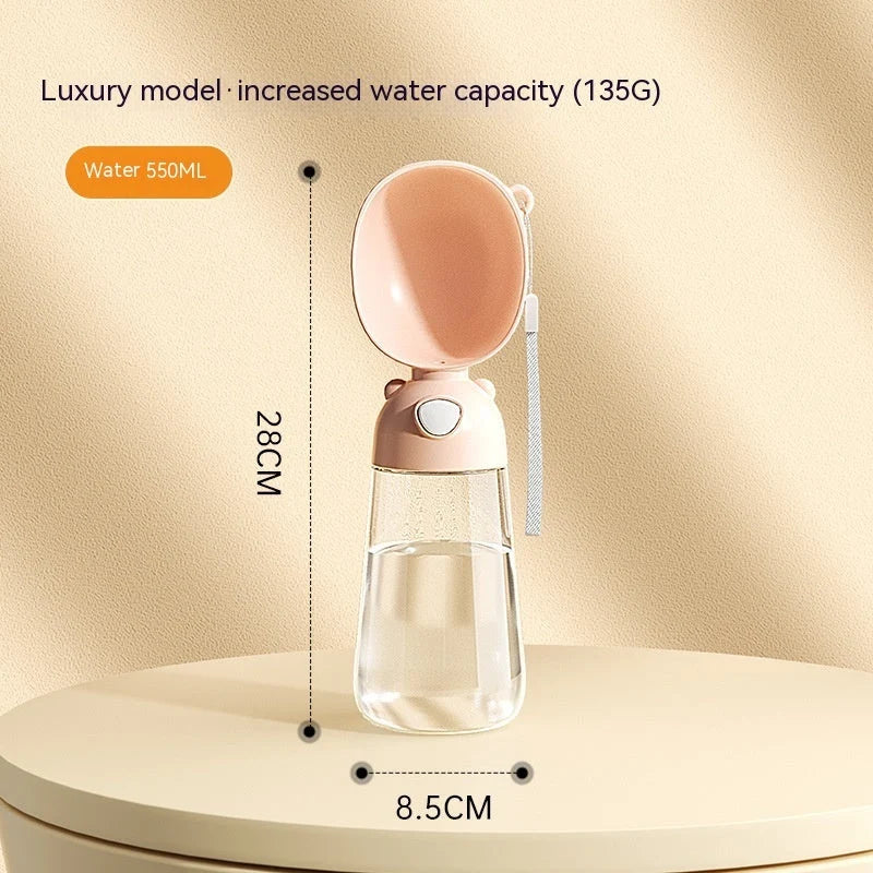 Dog Water Bottle Leakproof Foldable Food-Grade PP
