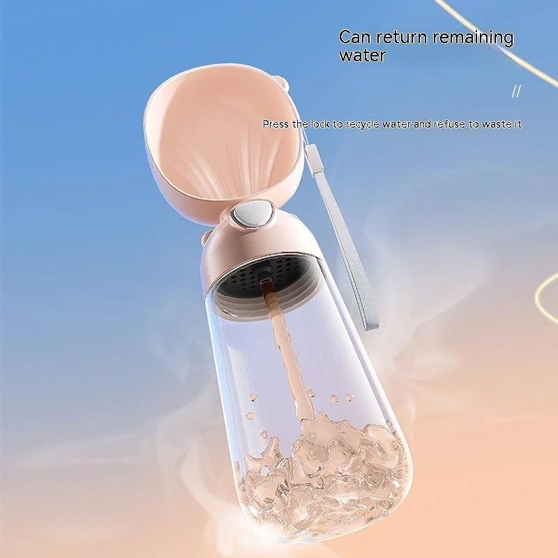 Dog Water Bottle Leakproof Foldable Food-Grade PP