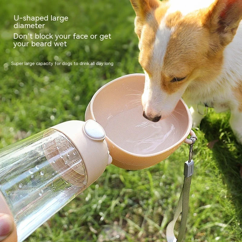 Dog Water Bottle Leakproof Foldable Food-Grade PP