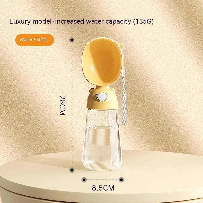 Dog Water Bottle Leakproof Foldable Food-Grade PP
