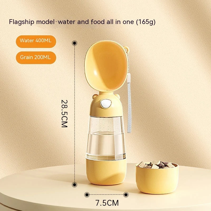 Dog Water Bottle Leakproof Foldable Food-Grade PP