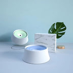 Dog Water Bowl Automatic Floating Plate Easy Clean