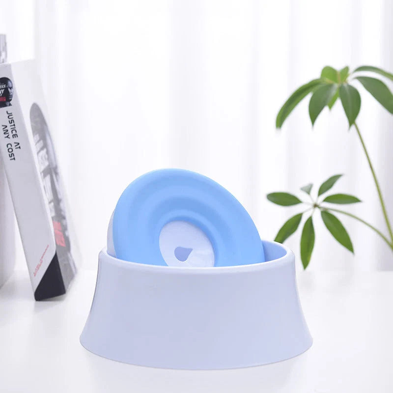 Dog Water Bowl Automatic Floating Plate Easy Clean