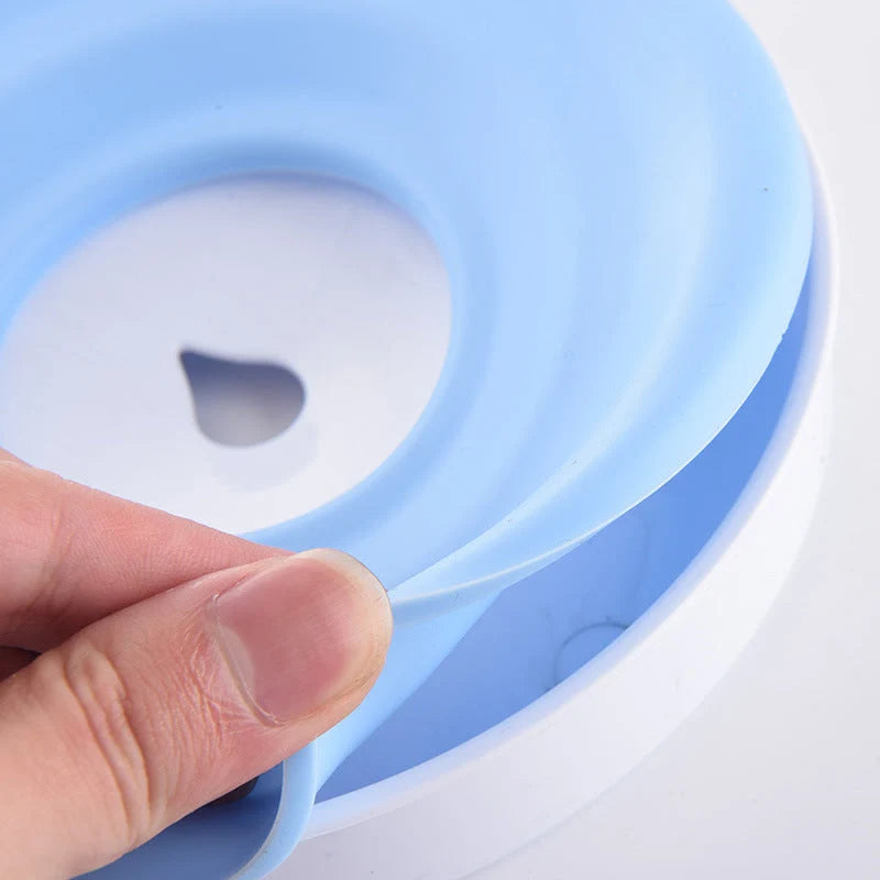 Dog Water Bowl Automatic Floating Plate Easy Clean