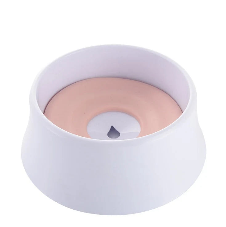 Dog Water Bowl Automatic Floating Plate Easy Clean