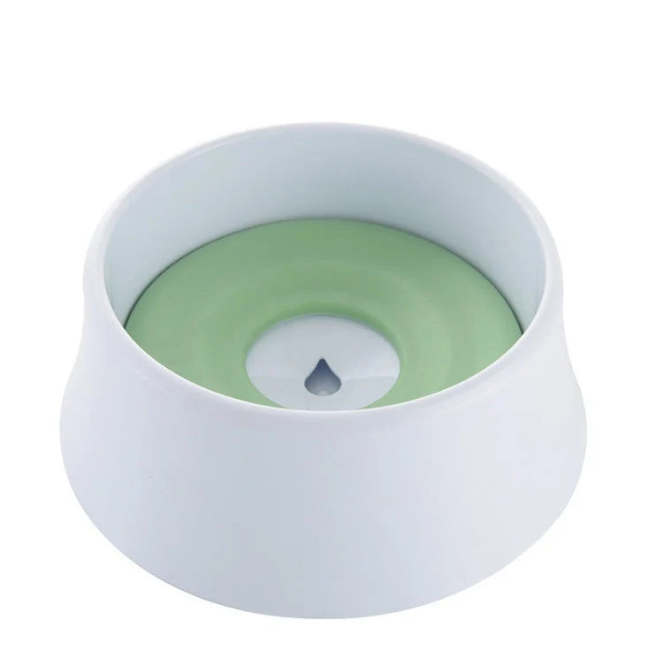 Dog Water Bowl Automatic Floating Plate Easy Clean