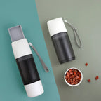 Dog Water & Food Bottle Leak-Proof Push-Button 12 Oz
