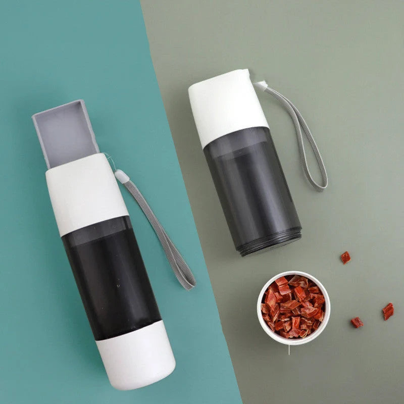 Dog Water & Food Bottle Leak-Proof Push-Button 12 Oz