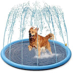 Dog Water Mat Built-In Sprinkler Pet-Safe Nylon-PU
