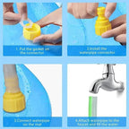 Dog Water Mat Built-In Sprinkler Pet-Safe Nylon-PU