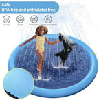 Dog Water Mat Built-In Sprinkler Pet-Safe Nylon-PU