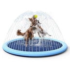 Dog Water Mat Built-In Sprinkler Pet-Safe Nylon-PU