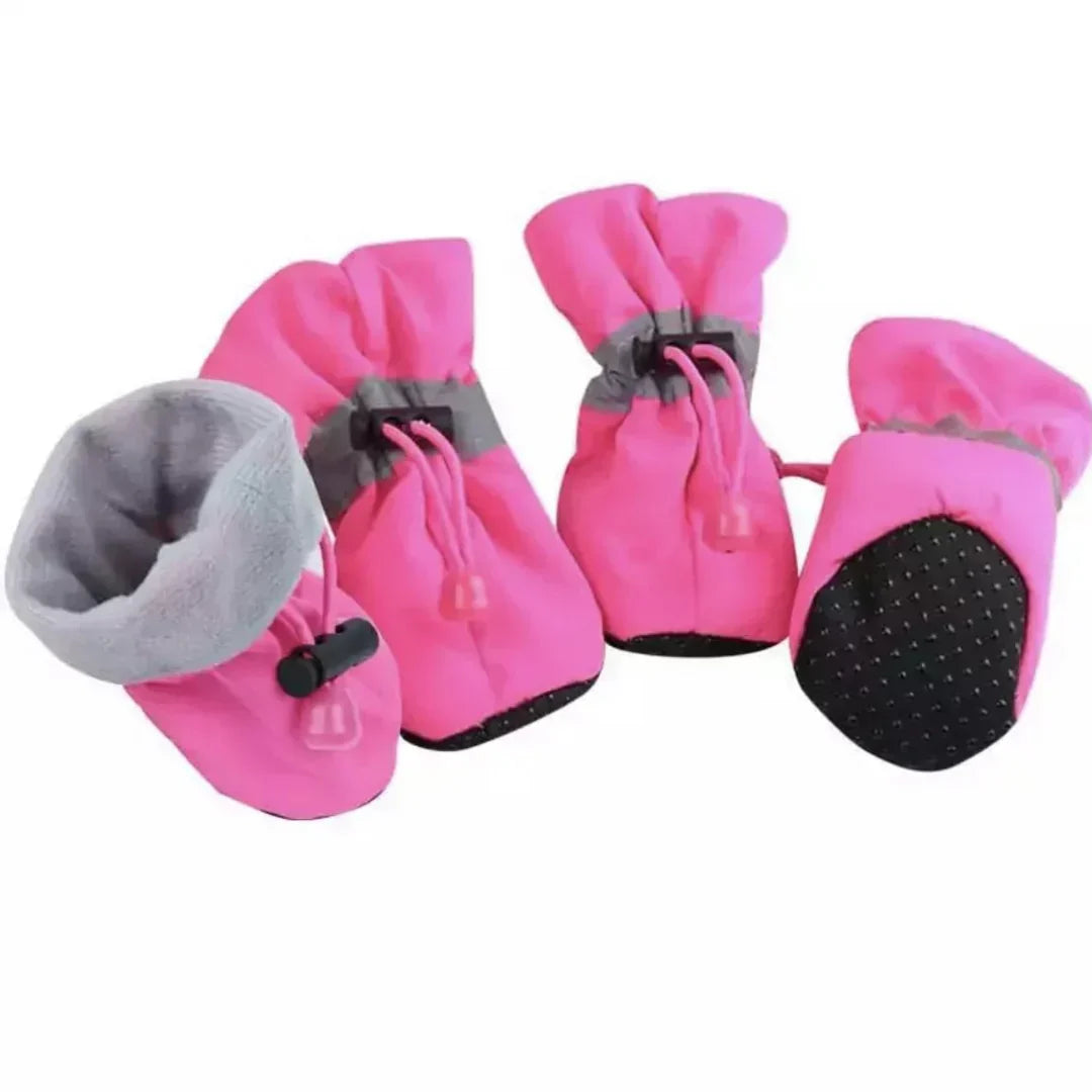 Dog Winter Boots Insulated Water-Resistant Anti-Slip Sole