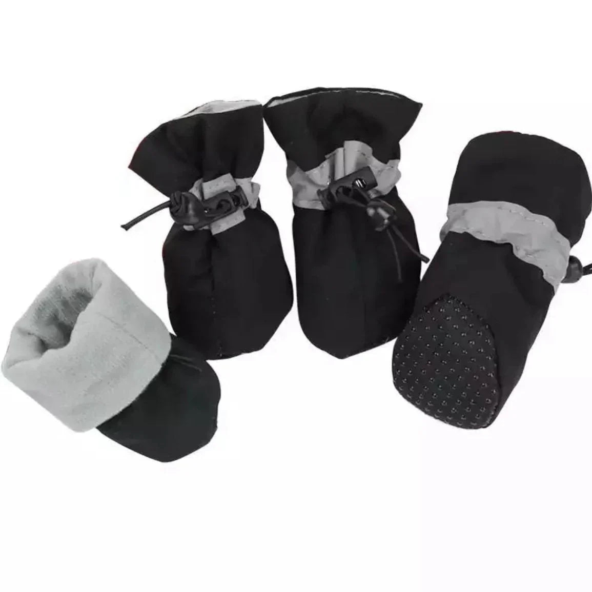 Dog Winter Boots Insulated Water-Resistant Anti-Slip Sole