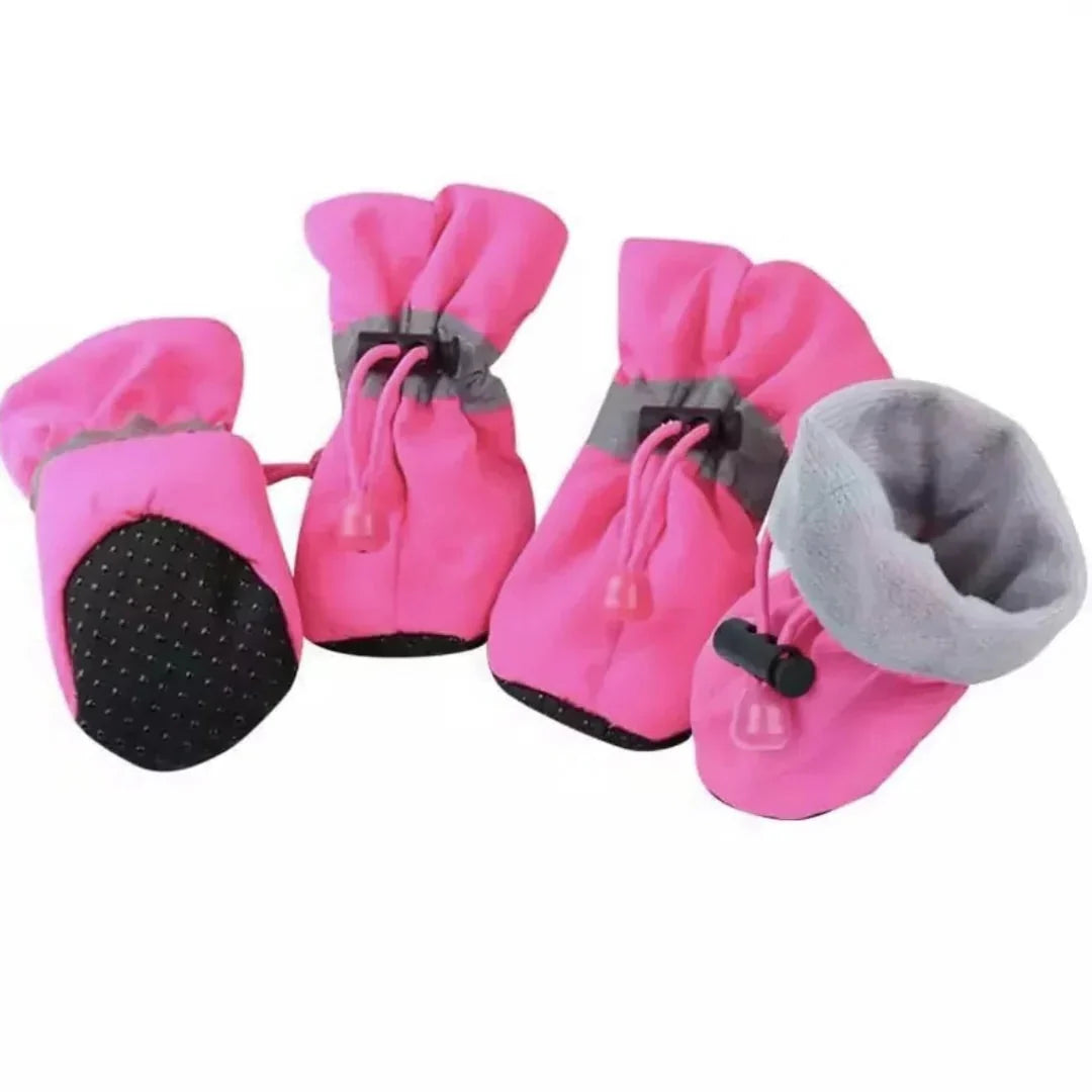Dog Winter Boots Insulated Water-Resistant Anti-Slip Sole