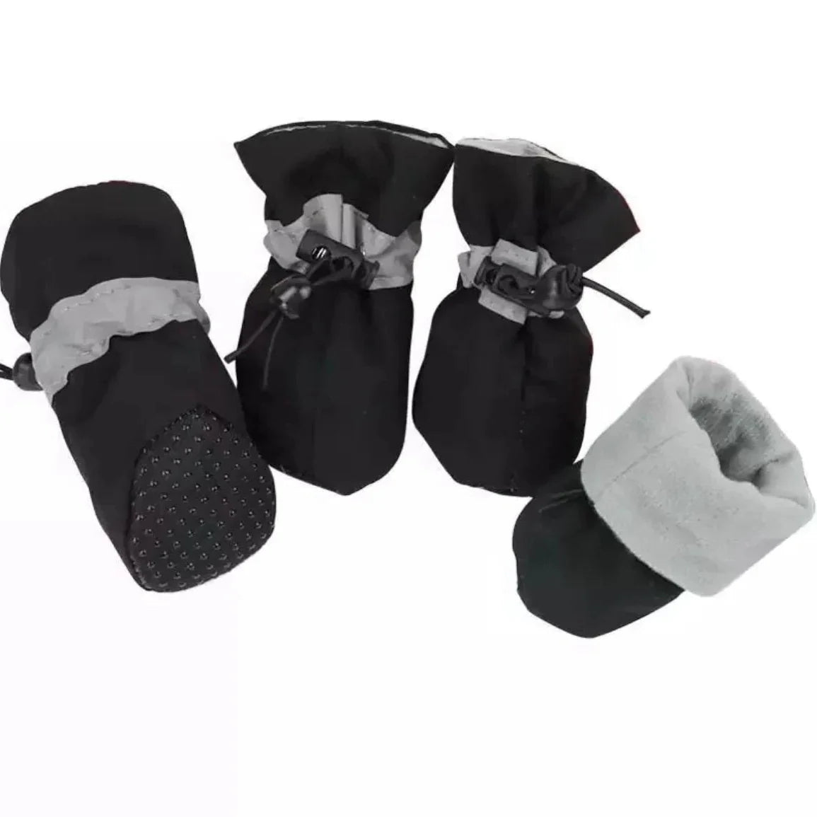 Dog Winter Boots Insulated Water-Resistant Anti-Slip Sole