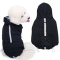 Dog Winter Coat Insulating Cotton Lining Reflective Strips