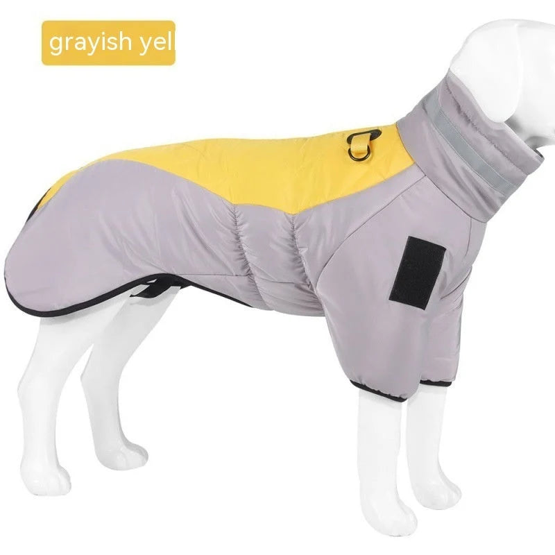 Dog Winter Coat Thick Insulation Coral Velvet Lining