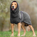 Dog Winter Coat Water-Resistant Windproof Back Harness Opening