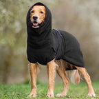 Dog Winter Coat Water-Resistant Windproof Back Harness Opening