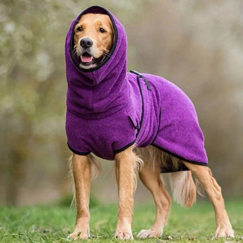 Dog Winter Coat Water-Resistant Windproof Back Harness Opening