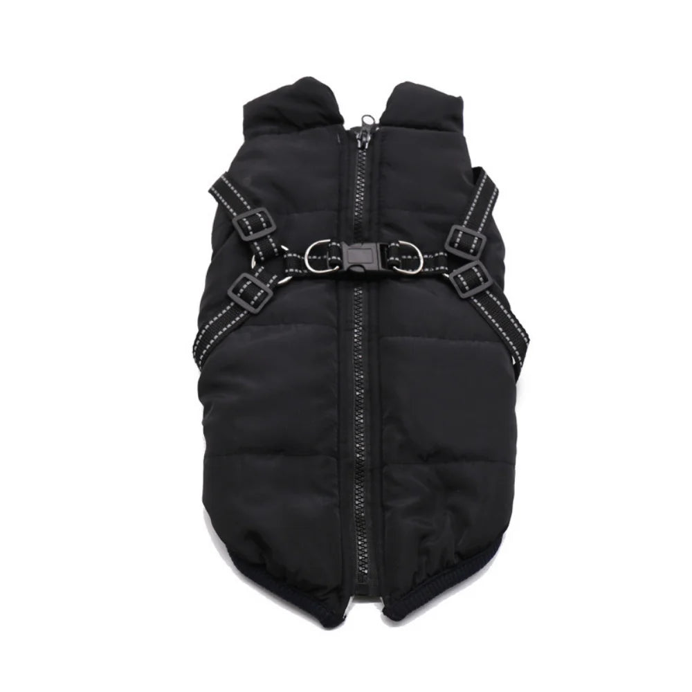 Dog Winter Jacket 3-in-1 Removable Liner & Wind-Resistant Shell