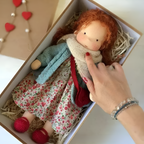 Doll Waldorf-Inspired Handmade Hypoallergenic Cotton & Wool